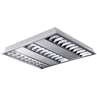 Oprawy, klosze i abażury - Polux Oprawa rastrowa podtynkowa LED ProBUS 60 x 60 cm barwa ciepła - miniaturka - grafika 1