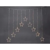 Oświetlenie świąteczne - Kurtyna świetlna gwiazdki 120 x 120 cm ciepłe białe - miniaturka - grafika 1