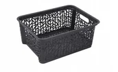 Pudła i pojemniki do przechowywania - BRANQ DOSTAWCA Branq Koszyk Bamboo 2 1712 Antracyt BRA000205 - miniaturka - grafika 1