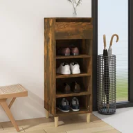 Szafki na buty - Lumarko Półka na buty, przydymiony dąb, 40x36x105 cm - miniaturka - grafika 1