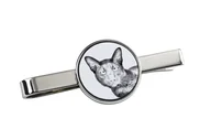 Spinki do mankietów i krawatów - Hawana Brązowa - spinka do krawata z kotem, personalizowany klips do krawata, wyjątkowy prezent dla mężczyzny marki Art-Dog - miniaturka - grafika 1