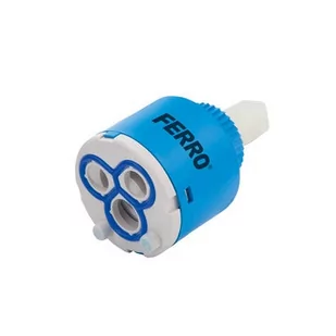 Regulator ceramiczny baterii jednouchwytowej 35 mm niski Ferro G08W - Akcesoria do armatury i ceramiki - miniaturka - grafika 1