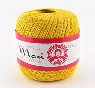 Kordonek MAXI MADAME TRICOTE 100g 6347 słonecznik - Pasmanteria - miniaturka - grafika 1