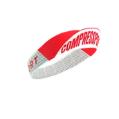 Czapki i chusty sportowe damskie - COMPRESSPORT Daszek biegowy PRO RACING VISOR fluo red - miniaturka - grafika 1