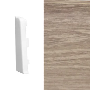Arbiton Zakończenie lewe do listwy MACK (2 sztuki) dąb edmonton - Listwy przypodłogowe - miniaturka - grafika 1