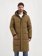 Kurtki męskie - TRAVELIN' Płaszcz pikowany "Kalmar" w kolorze jasnobrązowym - miniaturka - grafika 1