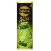 Kuchnie świata - Chipsy ziemniaczane Nori Seaweed o smaku prażonych alg morskich, tuba 104g - Lay''s - miniaturka - grafika 1