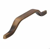 Zawiasy, okucia i inne akcesoria - Uchwyt meblowy podłużny 2318 160 Antyczny Złoty Szczotkowany - miniaturka - grafika 1