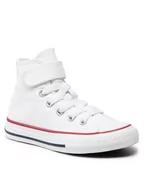 Buty dla dziewczynek - Converse Trampki Ctas 1V Hi 372884C Biały - miniaturka - grafika 1