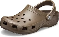 Czółenka - Crocs Klasyczne czółenka typu T dla dorosłych, unisex, brązowe (brązowa czekolada), rozmiar 12, Czekoladowy Brąz - miniaturka - grafika 1