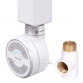 Złącza i kolanka wentylacyjne - Grzałka grzejnika z regulacją temperatury MOA 300W biała - miniaturka - grafika 1