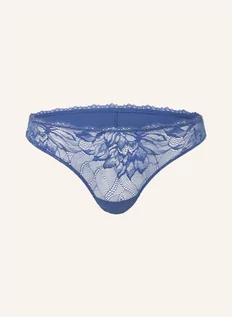 Majtki damskie - Calvin Klein Stringi Seductive Comfort blau - grafika 1
