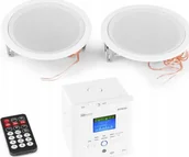 Głośniki i kolumny - ML Zestaw System audio wzmacniacz BT+ 2x głośnik sufitowy 2x15W - miniaturka - grafika 1