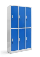 Szafy biurowe - JAN NOWAK model IGOR szafa socjalna BHP ubraniowa 6-drzwiowa - miniaturka - grafika 1