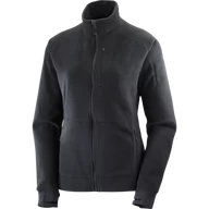 Koszulki sportowe damskie - BLUZA SALOMON ESSENTIAL MIFLEECE FZ W C21151 - miniaturka - grafika 1