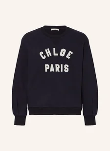 Chloé Bluza Nierozpinana blau - Moda i Uroda OUTLET - miniaturka - grafika 1