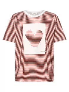 s.Oliver - T-shirt damski, czerwony - Koszulki i topy damskie - miniaturka - grafika 1