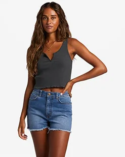 Quiksilver Damskie szorty So Cheeky, niebieskie, S, NIEBIESKI, S - Spodenki damskie - miniaturka - grafika 1