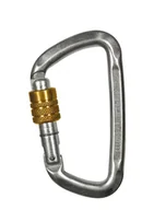 Sprzęt wspinaczkowy - Karabinek Climbing Technology D-Shape Steel CF SG - zinc plated - miniaturka - grafika 1