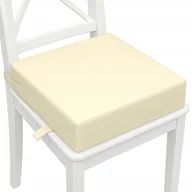 Krzesełka do karmienia - CZAS BOBASA SIEDZISKO NA KRZESŁO DLA DZIECI PODWYŻSZENIE WODOODPORNE NIEPRZEMAKALNE KREMOWE - miniaturka - grafika 1