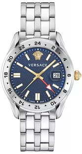 Zegarek Zegarek Versace VE7C00523 GRECA TIME GMT - Zegarki męskie - miniaturka - grafika 1