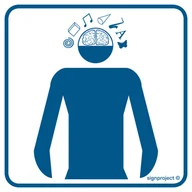 Systemy ekspozycyjne i znaki informacyjne - RE015 PSYCHIATRIA, FN - FOLIA SAMOPRZYLEPNA; (300X300MM) - miniaturka - grafika 1