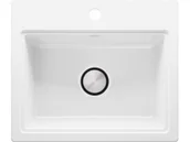 Zlewozmywaki - Zlewozmywak kuchenny granitowy jednokomorowy bez ociekacza Oslo - miniaturka - grafika 1