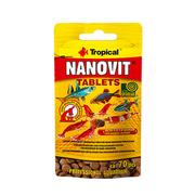 Pokarm dla ryb - Tropical NANOVIT TABLETS 70SZT D/NARYBKU 59832 59832 - miniaturka - grafika 1