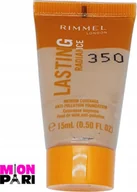 Podkłady do twarzy - Rimmel London Rimmel London, Lasting Radiance, Natural Medium Coverage, Liquid Foundation, 350, Honey, SPF 25, 30 ml For Women - miniaturka - grafika 1