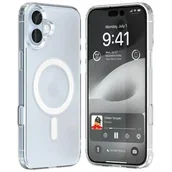 Etui i futerały do telefonów - Etui MERCURY Jelhard MagSafe do Apple iPhone 16 Plus Przezroczysty - miniaturka - grafika 1