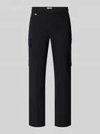 Spodnie męskie - Spodnie o kroju skinny fit z aplikacją model ‘BJORN’ - miniaturka - grafika 1