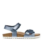 Buty dla dziewczynek - Sandały Geox J Adriel Girl J028MC 000BJ C4005 S Niebieski - miniaturka - grafika 1