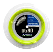 Tenis ziemny - Naciąg rakiety do badmintona Yonex  Micron BG80 (0.68 mm) Yellow -  200 m - miniaturka - grafika 1