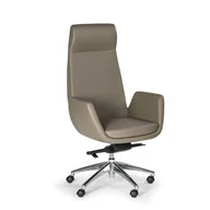 Fotele i krzesła biurowe - B2B Partner Krzesło konferencyjne STANLEY, beżowe 447005 - miniaturka - grafika 1