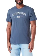 Koszulki męskie - Lee Legendary T-shirt męski, niebieski, XL - miniaturka - grafika 1