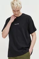 Koszulki męskie - Volcom t-shirt bawełniany męski kolor czarny z aplikacją - miniaturka - grafika 1