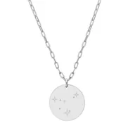 Bransoletki - Naszyjnik damski znaki zodiaku konstelacje ze stali szlachetnej Koziorożec - Manoki - miniaturka - grafika 1