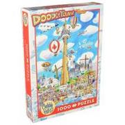 Puzzle - Cobble Hill Puzzle 1000 Doodle Town - Kanada, Toronto - Cobble Hill - miniaturka - grafika 1