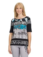 Koszulki i topy damskie - Betty Barclay Koszulka w kolorze czarno-turkusowym - miniaturka - grafika 1