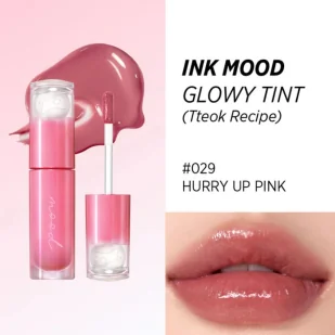 Peripera - Ink Mood Glowy Tint Tteok Recipe Collection 4g - #29 Hurry Up Pink - Błyszczyki do ust - miniaturka - grafika 1
