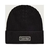 Czapki damskie - Calvin Klein Czapka | z dodatkiem kaszmiru - miniaturka - grafika 1