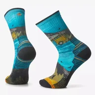 Skarpetki damskie - Skarpety Damskie Smartwool Hike Light Cushion Great Excursion Print Crew Socks - miniaturka - grafika 1