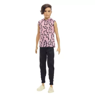 Mattel Fashionistas Stylowy Ken Lalka Top w błyskawice HBV27 HBV27 - Lalki dla dziewczynek - miniaturka - grafika 2