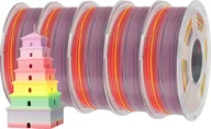 Filamenty i akcesoria do drukarek 3D - Filament do drukarek 3D JAYO Rainbow, opcje dwukolorowe, średnica 1,75 mm, PLA Rainbow 01 - miniaturka - grafika 1