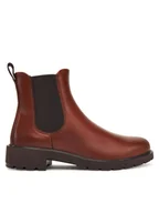 Botki damskie - ECCO Sztyblety Metropole Vienna 23132301014 Brązowy - miniaturka - grafika 1