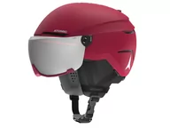 Kaski narciarskie - Kask z przyłbica szybą Atomic Savor Visor Stereo Dark Red 2023 - miniaturka - grafika 1