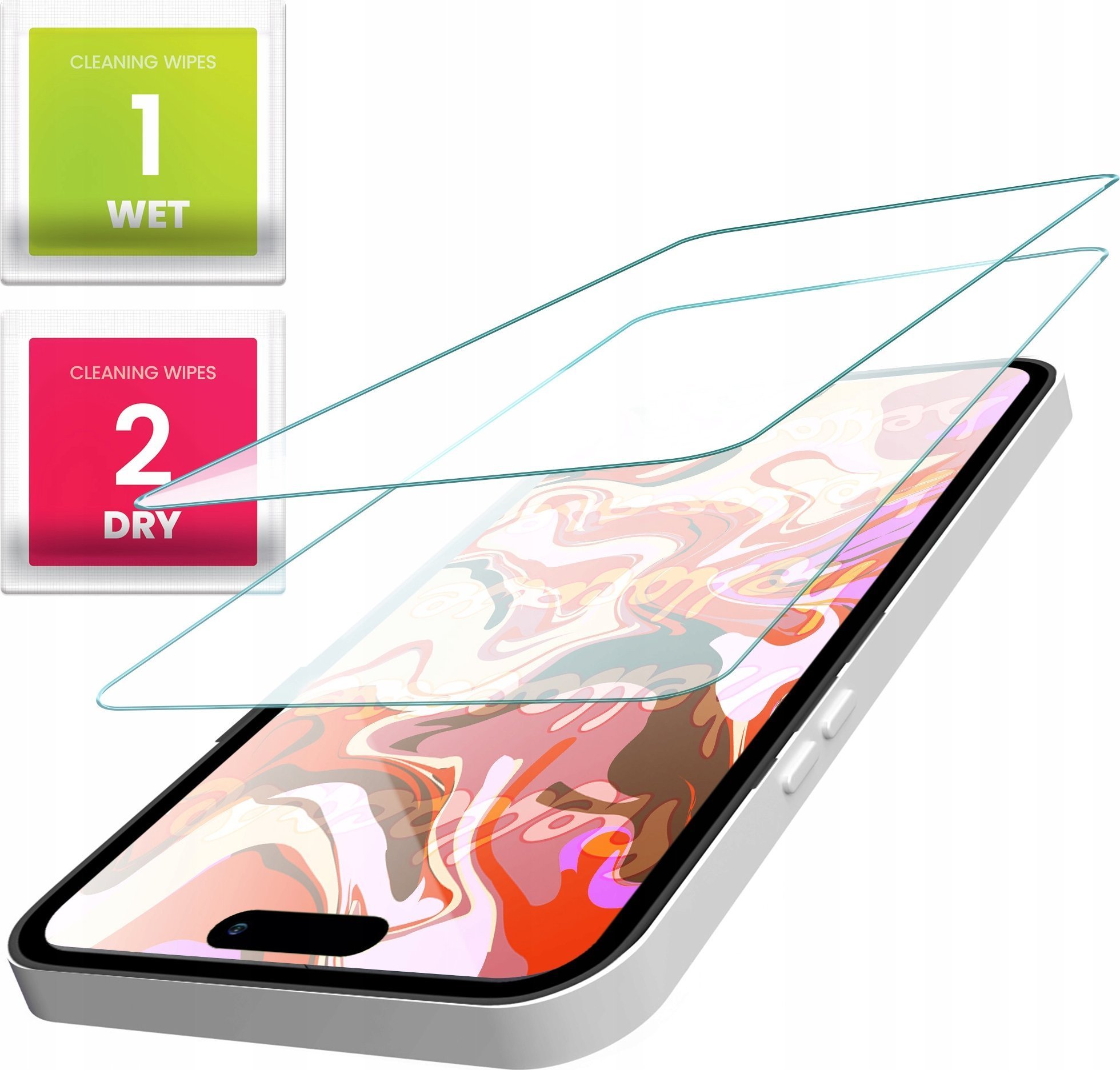 Hello Case 2-PAK Szkło Hartowane do Honor 200 Lite 5G global 9H, płaskie 2.5D