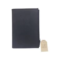 Podobrazia, bloki, papiery - Notatnik W Linie Z Kieszonką Na Suwak Rozette A5 Czarny - miniaturka - grafika 1