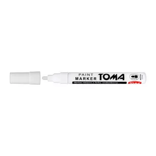 Toma Marker olejowy 2.5mm biały okrągły TO440. - Markery permanentne - miniaturka - grafika 1