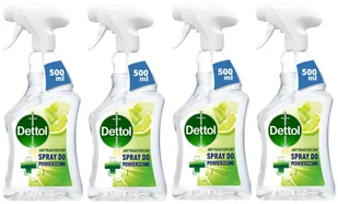 DETTOL Antybakteryjny spray do czyszczenia powierzchni limonka i mięta 4szt - Dezynfekcja - miniaturka - grafika 1